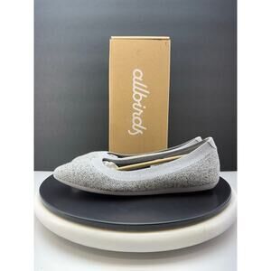 Allbirds Wool Breezer Womens Size 7.5 Dapple Grey Ballet Flats Slip On Shoes